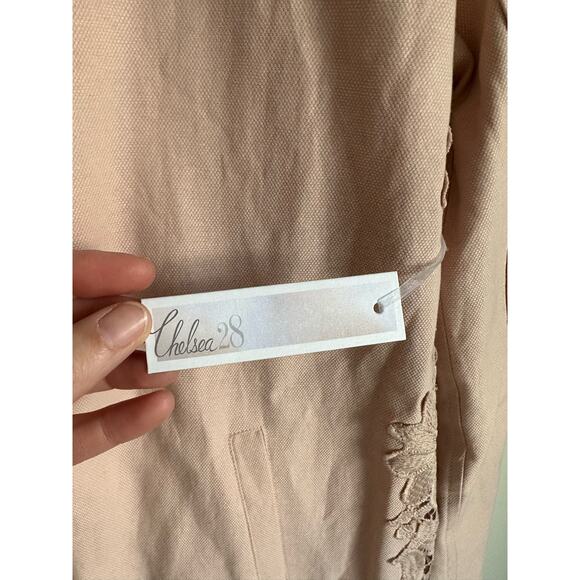 Chelsea28 Pink Lace Back Bomber Jacket Valentine - Picture 12 of 12